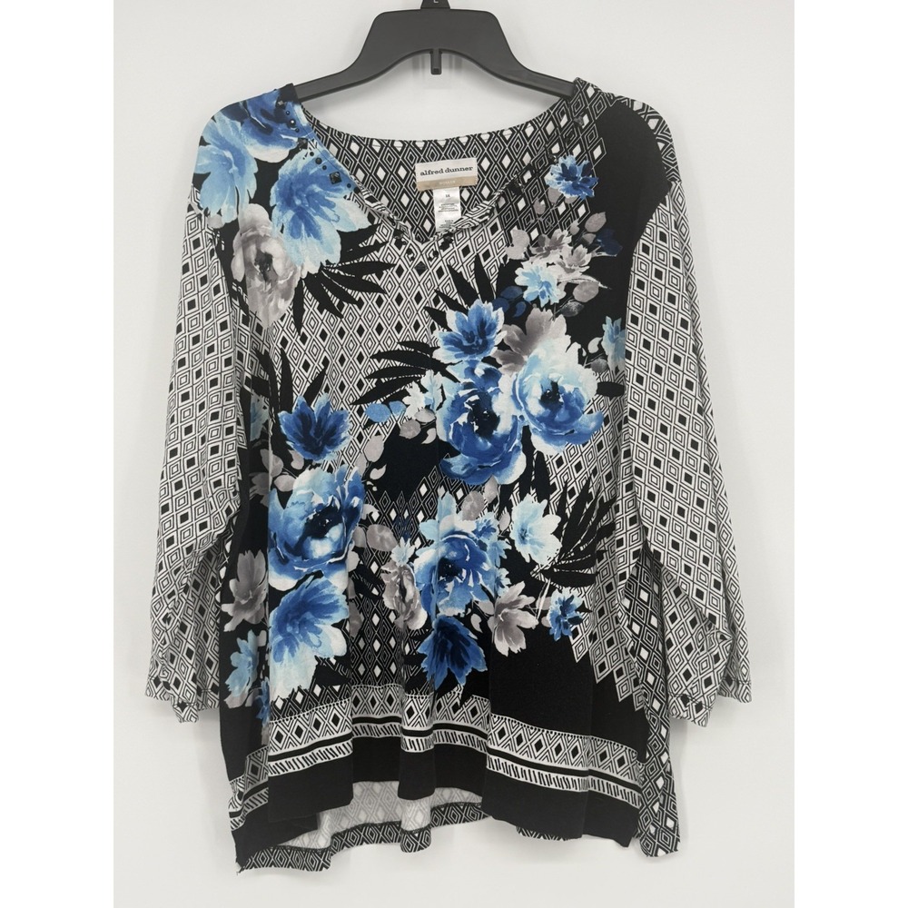 Alfred Dunner Women's 3/4 Sleeve Top 3X